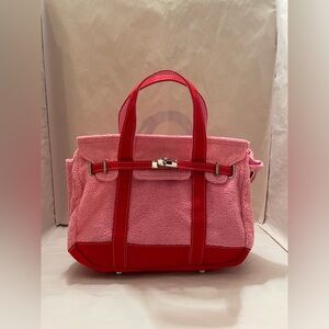 NEW! Boatkin Sunwin Viral Terrycloth Canvas Small Tote Bag